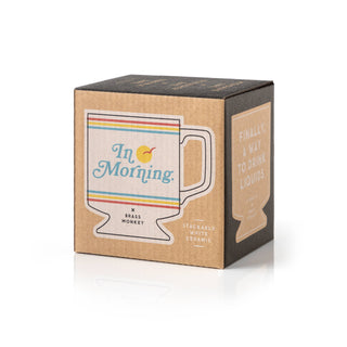 Retro In Morning Ceramic Pedestal Mug