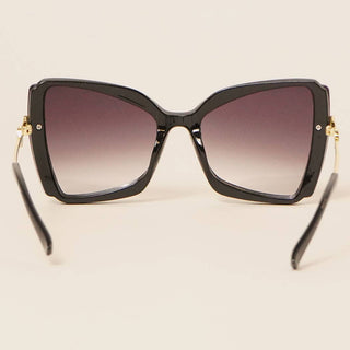 Oversized Half-chunk Minimal Eyeglasses