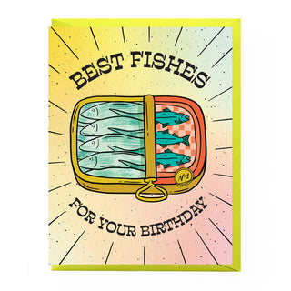 Tinned Fish Birthday Card