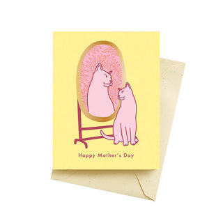 Kitty Mirror Mother's Day Cards