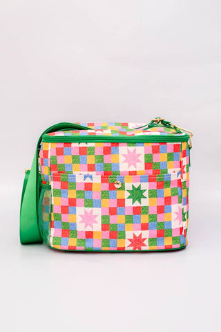 Checkered Stars Cooler Bag