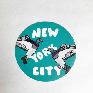 New York City Flying Pigeon Sticker