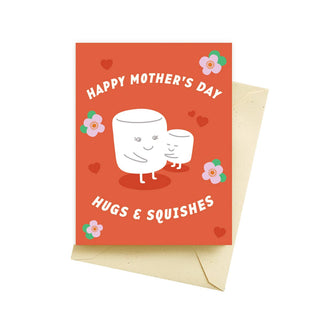 Hugs Squishes Mother's Day Card