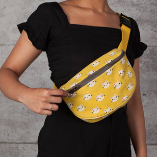Meow Meow Cat Cotton Fanny Pack