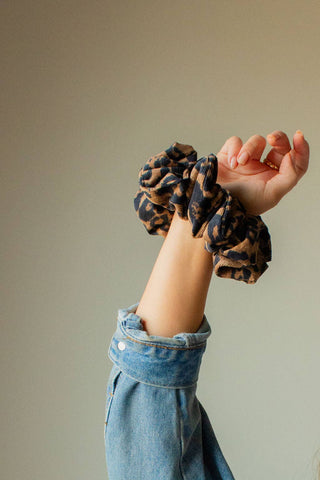 Cheetah Jumbo Scrunchie
