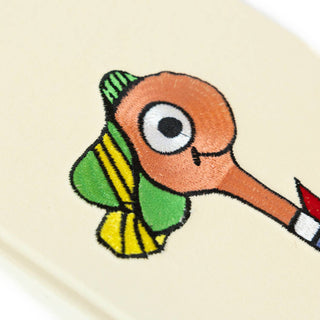 Lowly Worm Embroidered Journal 3P4 x Richard Scarry®