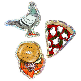 New York City Glitter Stickers