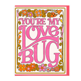 You're My Love Bug Greeting Cards