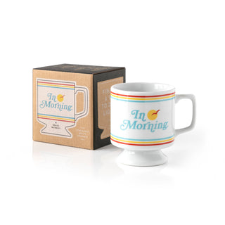 Retro In Morning Ceramic Pedestal Mug