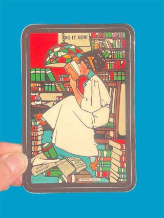 Belle of the Library Sticker