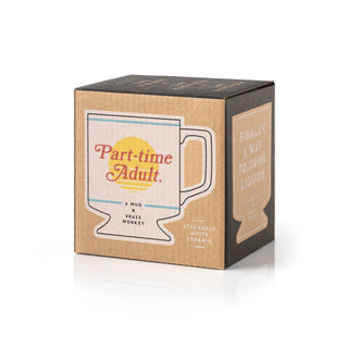 Retro Part-time Adult Ceramic Mug