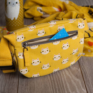 Meow Meow Cat Cotton Fanny Pack