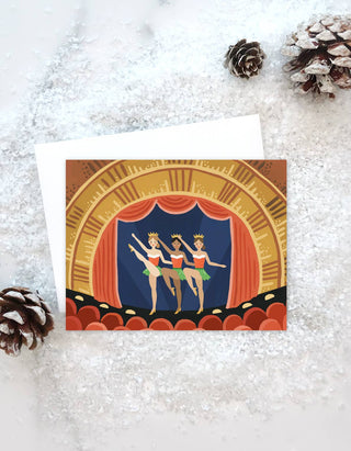 NYC Rockettes Holiday Greeting Card
