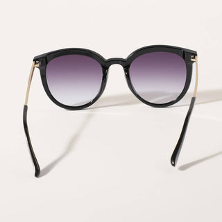 Round Shape Frame Thin Legs Fashion Sunglasses