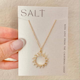 Sunburst Gold Necklace
