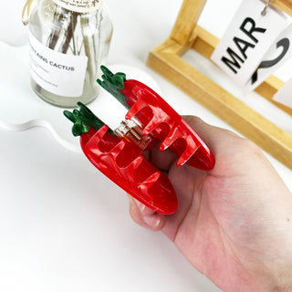 Strawberry Claw Clip