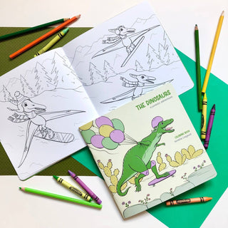 The Dinosaurs Coloring Book