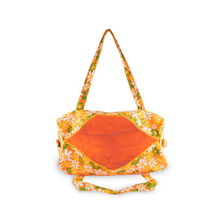 Retro Floral Duffel Bag