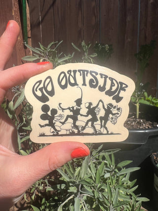 Go Outside Sticker