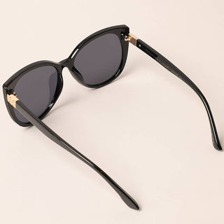 Glitter Detailed Cat Eye Sunglasses