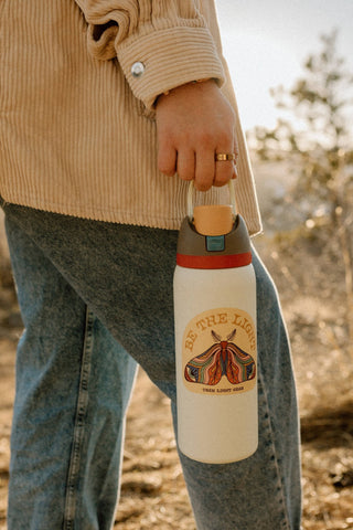 Be The Light Moth Sticker