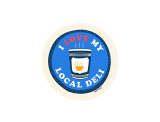 NYC I Love My Local Deli Sticker
