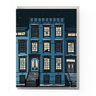 Hanukkah Brownstone Card