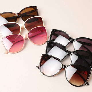 Glitter Detailed Cat Eye Sunglasses