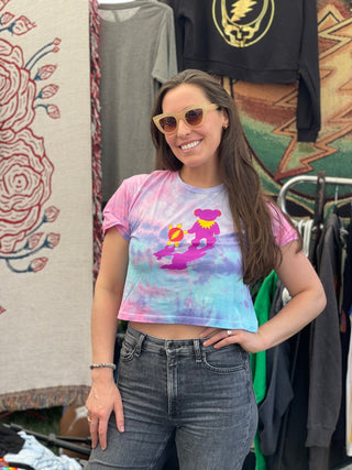 Grateful Dead Terrapin & Bear Women's Crop T