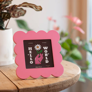 Pink Petal Photo Frame