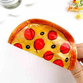 Pizza Hair Claw Clip