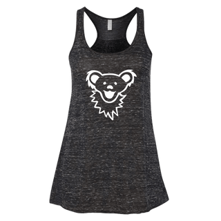 Grateful Dead Bear Face Women's Flowy Racerback Tank