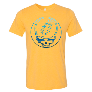 Grateful Dead Blue Stripes Stealie Unisex T
