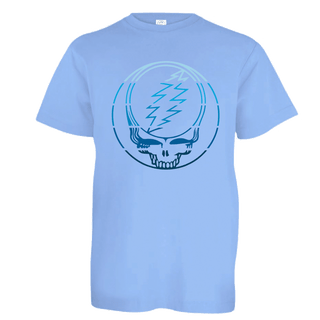 Grateful Dead Blue Stripes Stealie Youth T