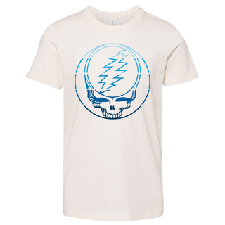Grateful Dead Blue Stripes Stealie Youth T