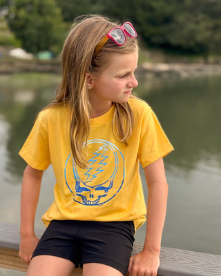 Grateful Dead Blue Stripes Stealie Toddler T
