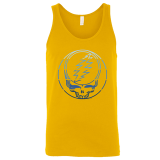 Grateful Dead Blue Stripes Stealie Unisex Tank