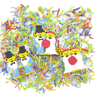 Grateful Dead Wedding Bears Two Brides Cake Topper