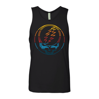 Grateful Dead Retro Stripes Stealie Unisex Tank