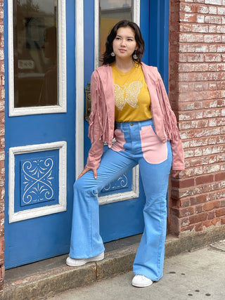 Blue Poppy Women's Bell Bottoms  - Only one left Size 30
