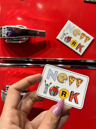 New York Icons Die Cut Sticker