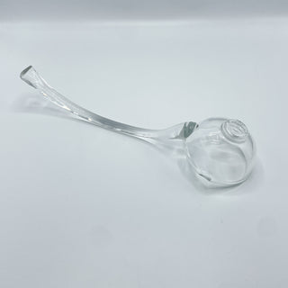 Vintage Mid-Century Clear Glass Ladle