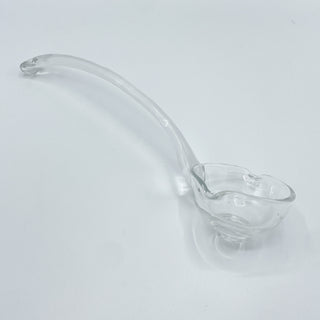 Vintage Mid-Century Clear Glass Ladle