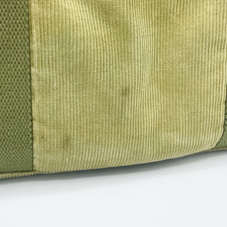 Vintage Mid-Late 1990s Y2K Grateful Dead Stealie Green Corduroy Bag/Purse by Concept One GDP