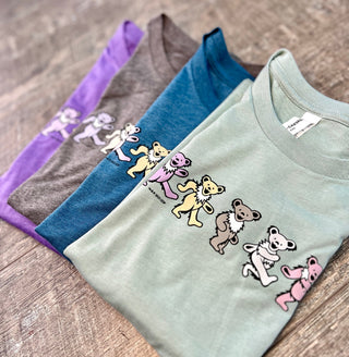Grateful Dead Pastel Bears Youth T