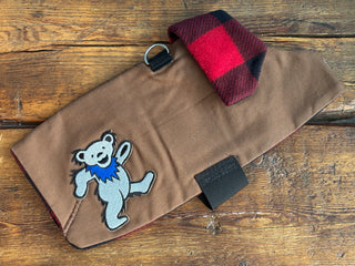 Grateful Dead Brown Canvas Dog Coat