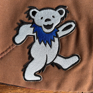 Grateful Dead Brown Canvas Dog Coat