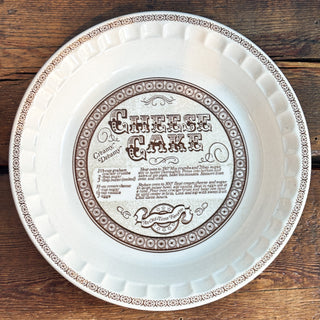 Vintage Royal China by Jeannette Cheese Cake Pie Dish