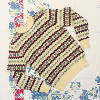 Vintage 1980s 1990s Cozy Knit Acrylic Sweater