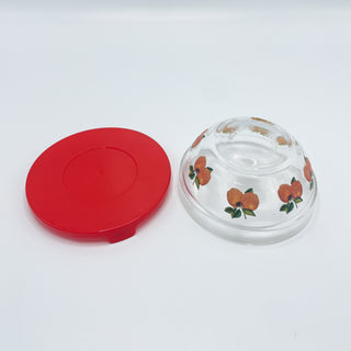 Vintage Apple Stacking Glass Bowls